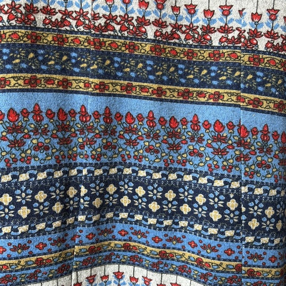 Vintage floral long-sleeve dress - Picture 2 of 4